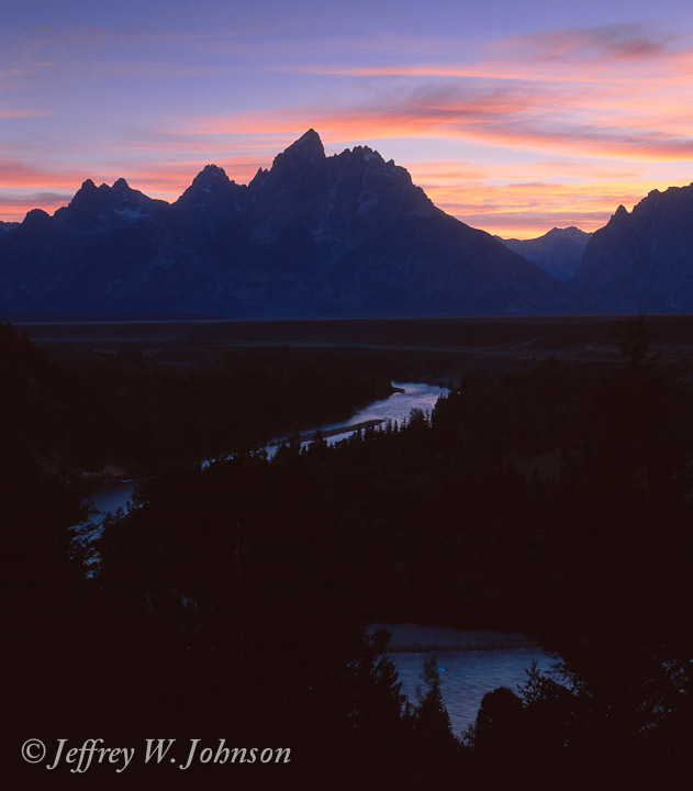 Sunset at Snake River Overlook